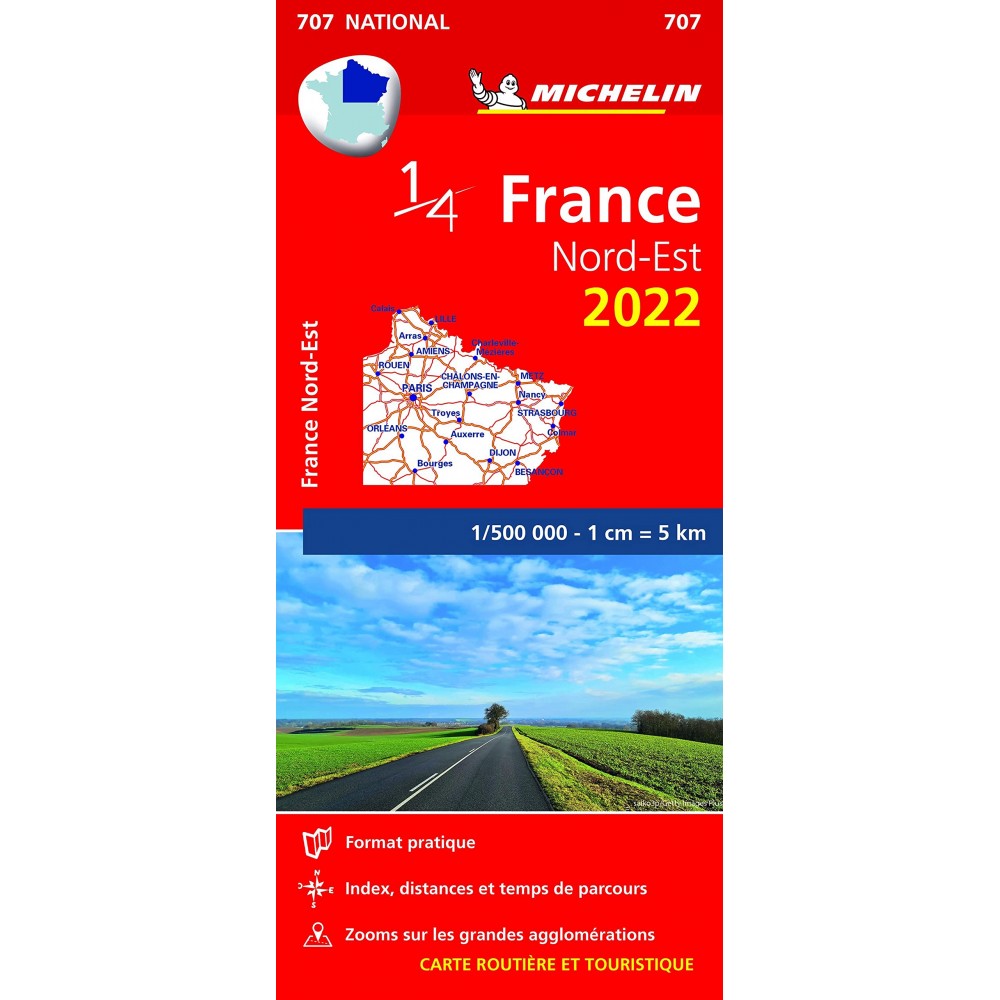 Nordöstra Frankrike 707 Michelin
